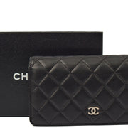 Picture of Chanel Purse Trifold Wallet in Black, Leather