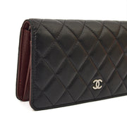 Picture of Chanel Purse Trifold Wallet in Black, Leather