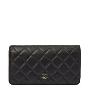 Picture of Chanel Purse Trifold Wallet in Black, Leather