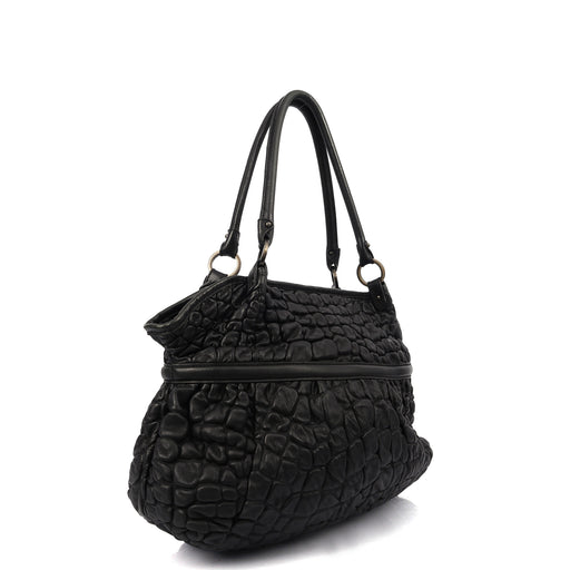 Picture of Fendi Tote Chef Shopper Tote in Black, Leather