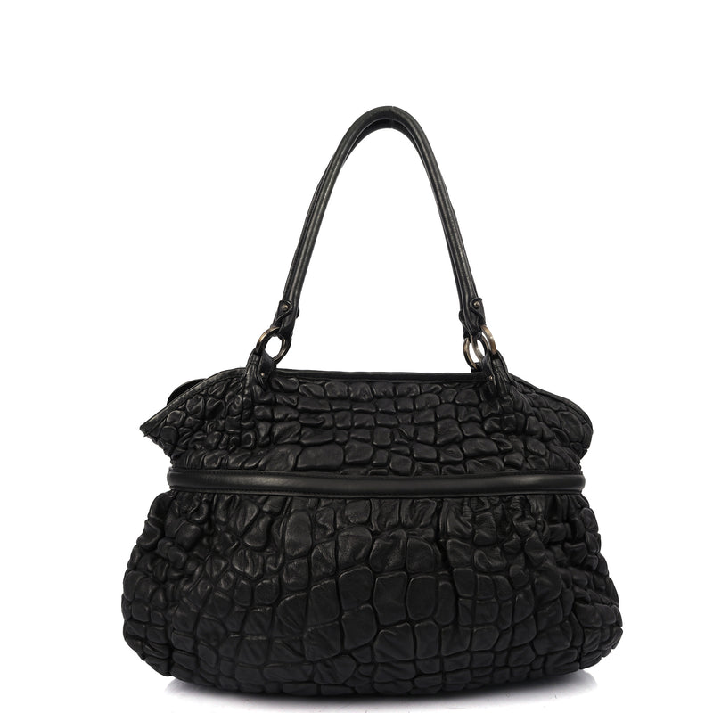 Picture of Fendi Tote Chef Shopper Tote in Black, Leather