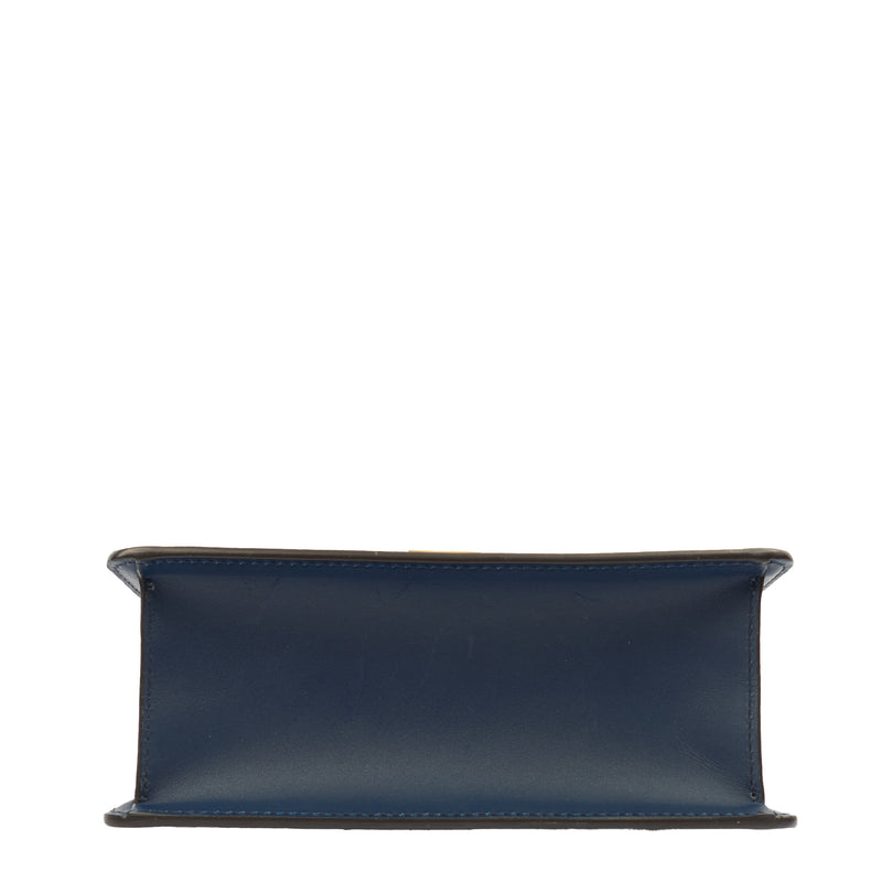 Picture of Gucci Cross Body Sylvie Top Handle Bag in Blue, Leather