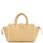 Picture of Saint Laurent Tote Cabas Downtown Straw in invalid, Raffia
