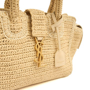 Picture of Saint Laurent Tote Cabas Downtown Straw in invalid, Raffia