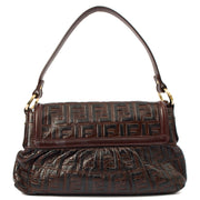 Picture of Fendi Shoulder Bag Chef Flap Bag in Brown, Leather