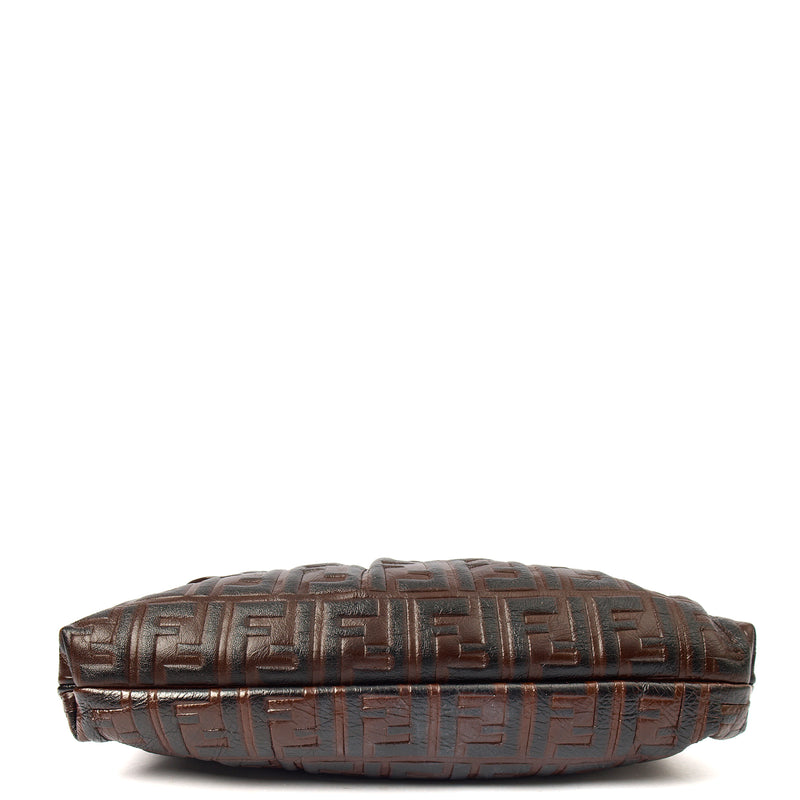 Picture of Fendi Shoulder Bag Chef Flap Bag in Brown, Leather