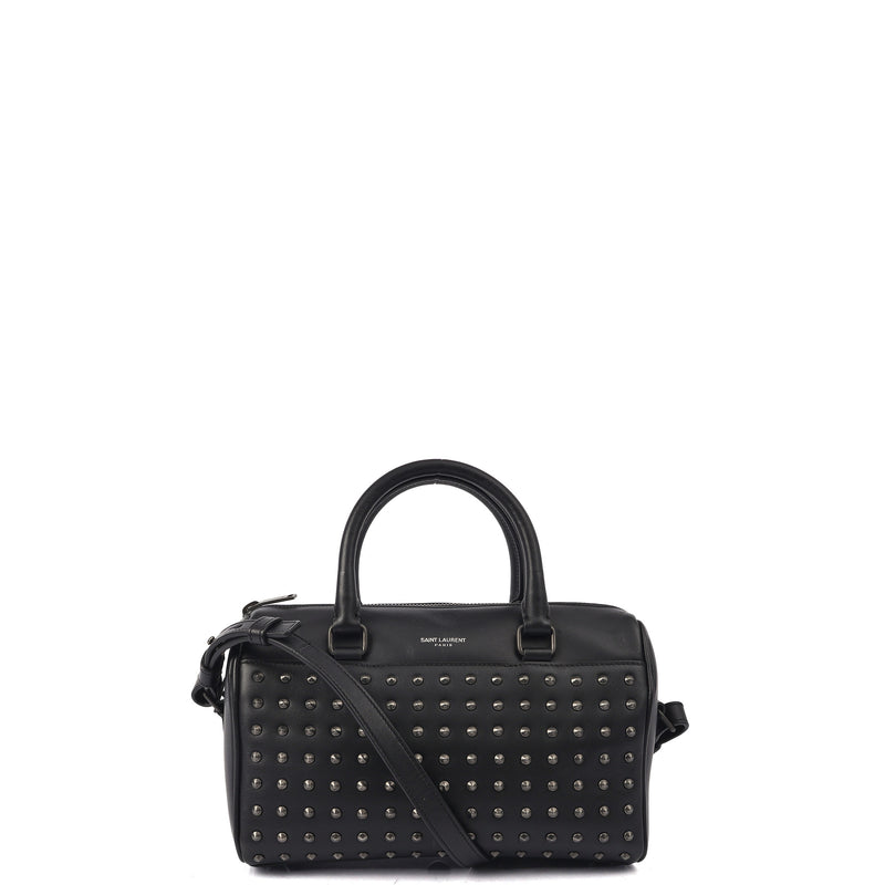 Picture of Saint Laurent Tote Duffle in Black, Calfskin Leather