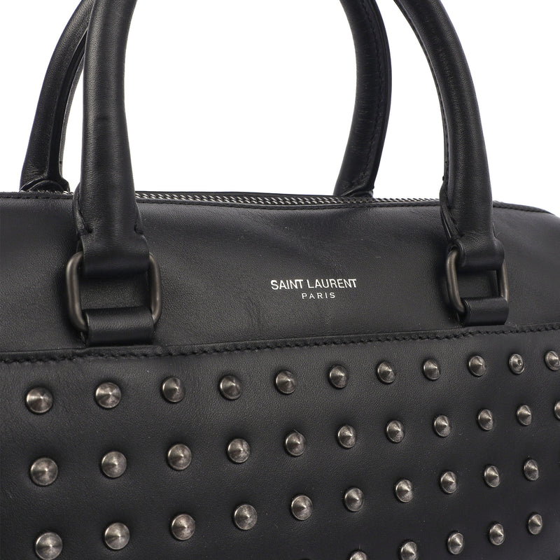 Picture of Saint Laurent Tote Duffle in Black, Calfskin Leather
