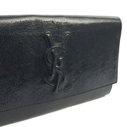 Picture of Saint Laurent Clutch Cassandra Clutch in Blue, Patent Leather