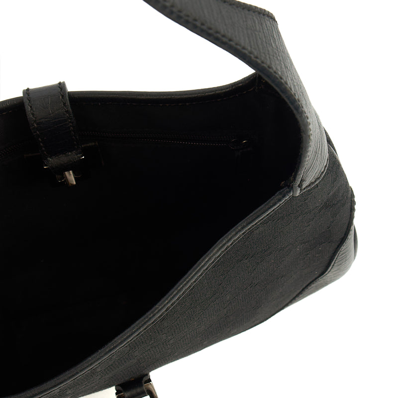 Picture of Gucci Shoulder Bag Jackie- Small in Black, GG Canvas