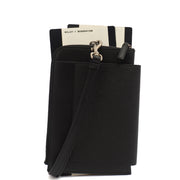 Picture of Balenciaga Bag Charm Zip Wallet in Black, Leather