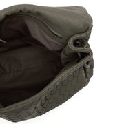 Picture of Bottega Veneta Satchel Intrecciato Messenger in Green, Intrecciato Nappa