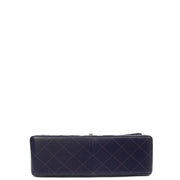 Picture of Chanel Shoulder Bag Classic Double Flap - Large in Purple, Calfskin Leather
