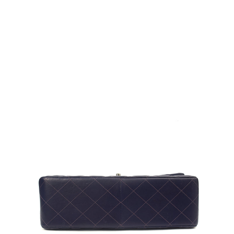 Picture of Chanel Shoulder Bag Classic Double Flap - Large in Purple, Calfskin Leather