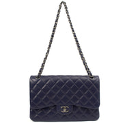 Picture of Chanel Shoulder Bag Classic Double Flap - Large in Purple, Calfskin Leather