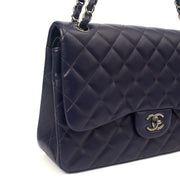 Picture of Chanel Shoulder Bag Classic Double Flap - Large in Purple, Calfskin Leather