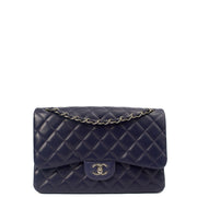 Picture of Chanel Shoulder Bag Classic Double Flap - Large in Purple, Calfskin Leather