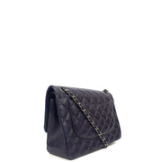 Picture of Chanel Shoulder Bag Classic Double Flap - Large in Purple, Calfskin Leather