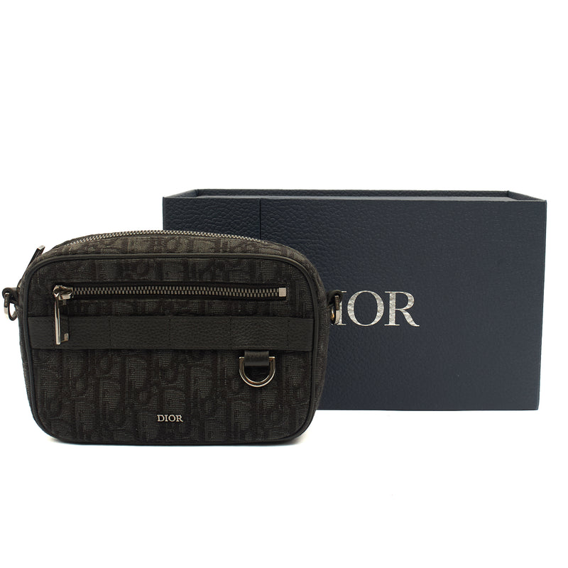 Picture of Christian Dior Cross Body Safari Messenger in Black, Fabric