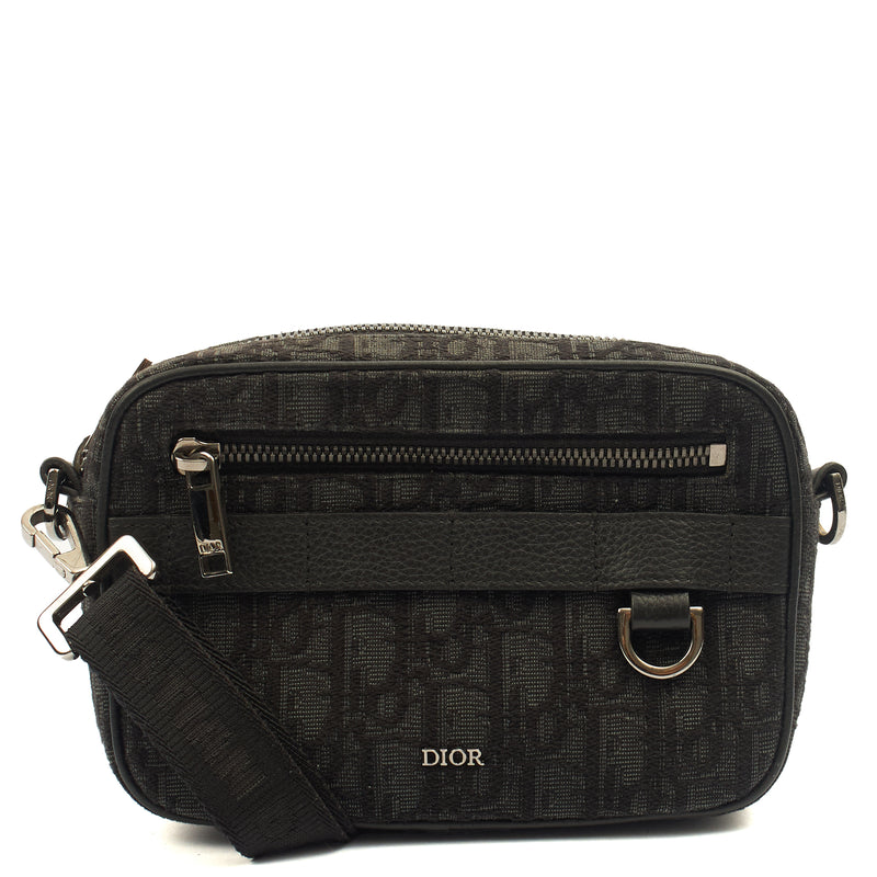 Picture of Christian Dior Cross Body Safari Messenger in Black, Fabric