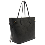 Picture of Louis Vuitton Tote Neverfull MM in Black, Empreinte Leather
