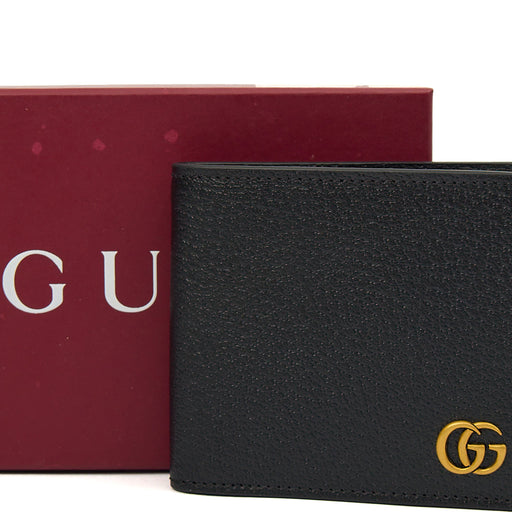 Picture of Gucci Wallet Bi-fold Marmont Wallet in Black, Leather