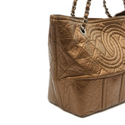 Picture of Chanel Tote Tote in Brown, Crinkled Calfskin Leather