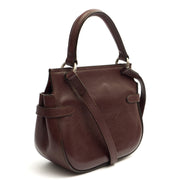 Picture of Mulberry Top Handle Amberley Small Satchel in Red, Leather