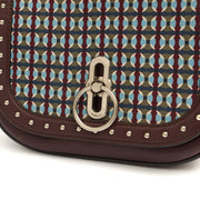 Picture of Mulberry Top Handle Amberley Small Satchel in Red, Leather