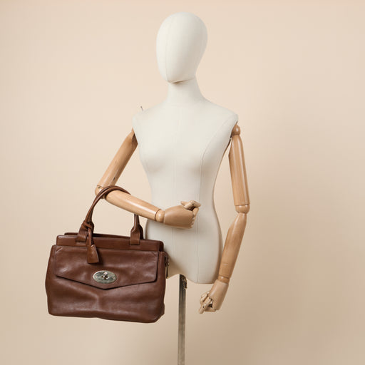 Picture of Mulberry Tote Tote in Oak, Calfskin Leather