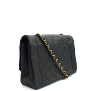 Picture of Chanel Cross Body Diana - Medium in Black, Lambskin Leather