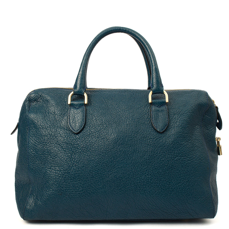 Picture of Mulberry Tote Del Rey in Out Of The Blue, Leather