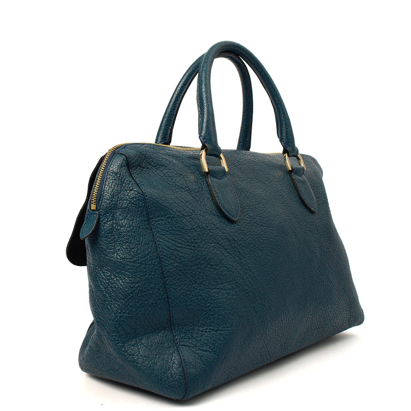 Picture of Mulberry Tote Del Rey in Out Of The Blue, Leather