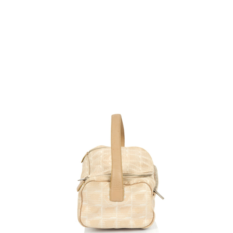 Picture of Chanel Mini Bag Travel Ligne Bowler in Neutral, Fabric