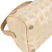 Picture of Chanel Mini Bag Travel Ligne Bowler in Neutral, Fabric