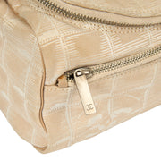 Picture of Chanel Mini Bag Travel Ligne Bowler in Neutral, Fabric