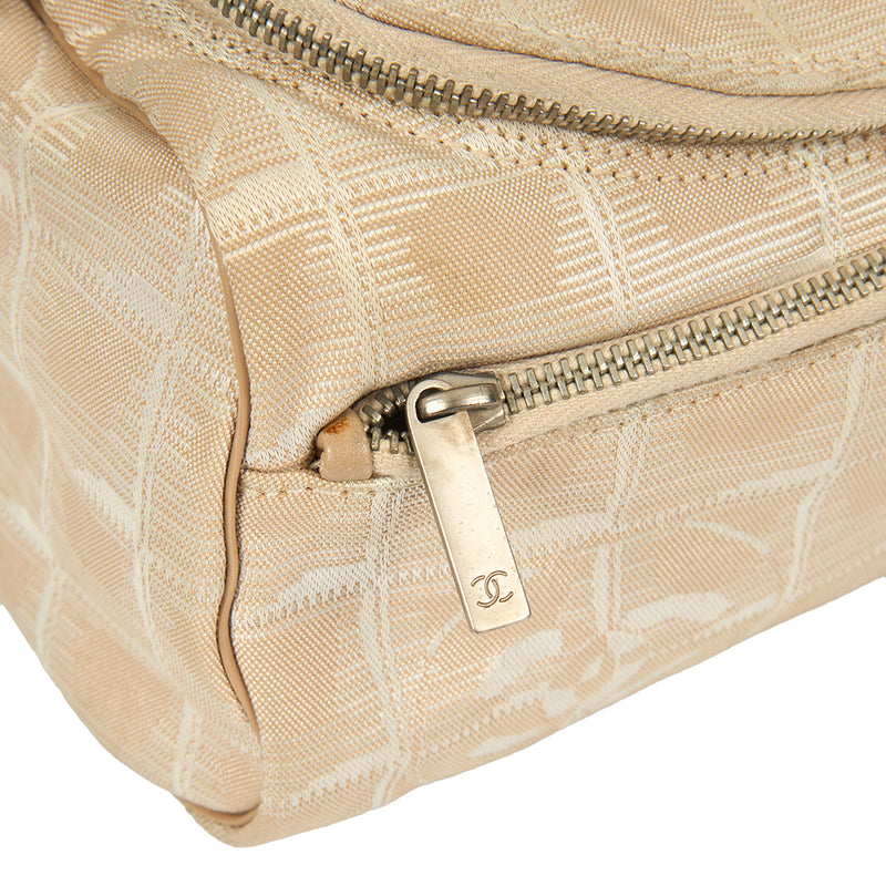 Picture of Chanel Mini Bag Travel Ligne Bowler in Neutral, Fabric