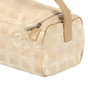 Picture of Chanel Mini Bag Travel Ligne Bowler in Neutral, Fabric