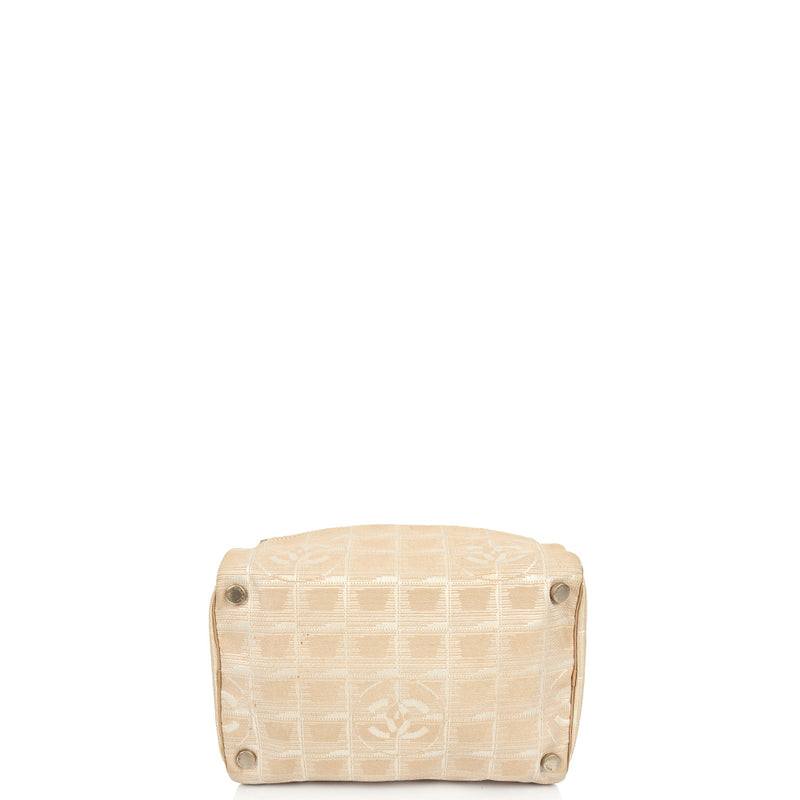 Picture of Chanel Mini Bag Travel Ligne Bowler in Neutral, Fabric