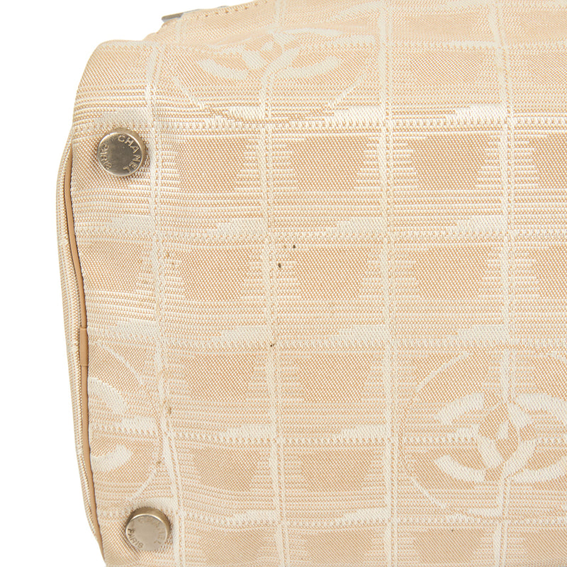 Picture of Chanel Mini Bag Travel Ligne Bowler in Neutral, Fabric