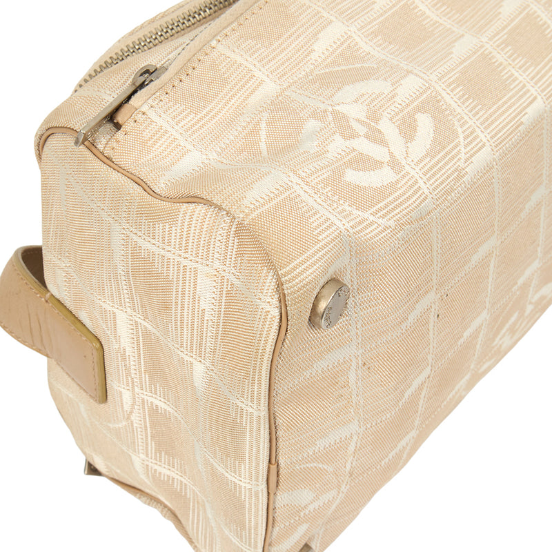 Picture of Chanel Mini Bag Travel Ligne Bowler in Neutral, Fabric