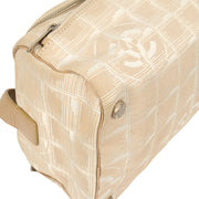 Picture of Chanel Mini Bag Travel Ligne Bowler in Neutral, Fabric