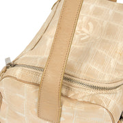 Picture of Chanel Mini Bag Travel Ligne Bowler in Neutral, Fabric