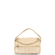 Picture of Chanel Mini Bag Travel Ligne Bowler in Neutral, Fabric