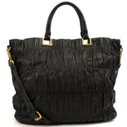 Picture of Prada Tote Tote in Black, Leather