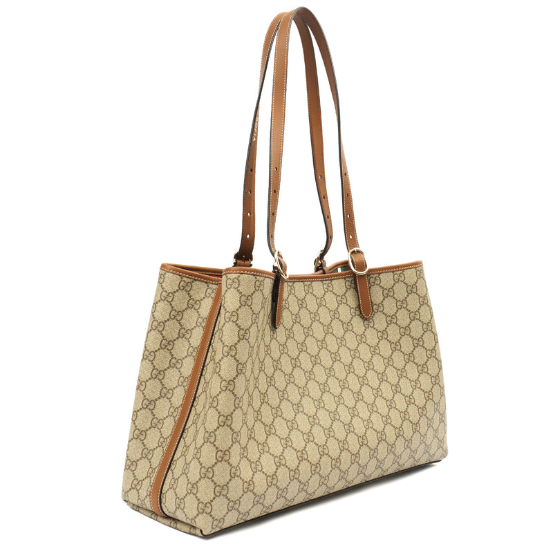 Picture of Gucci Tote GG Emblem Bag in invalid, GG Canvas