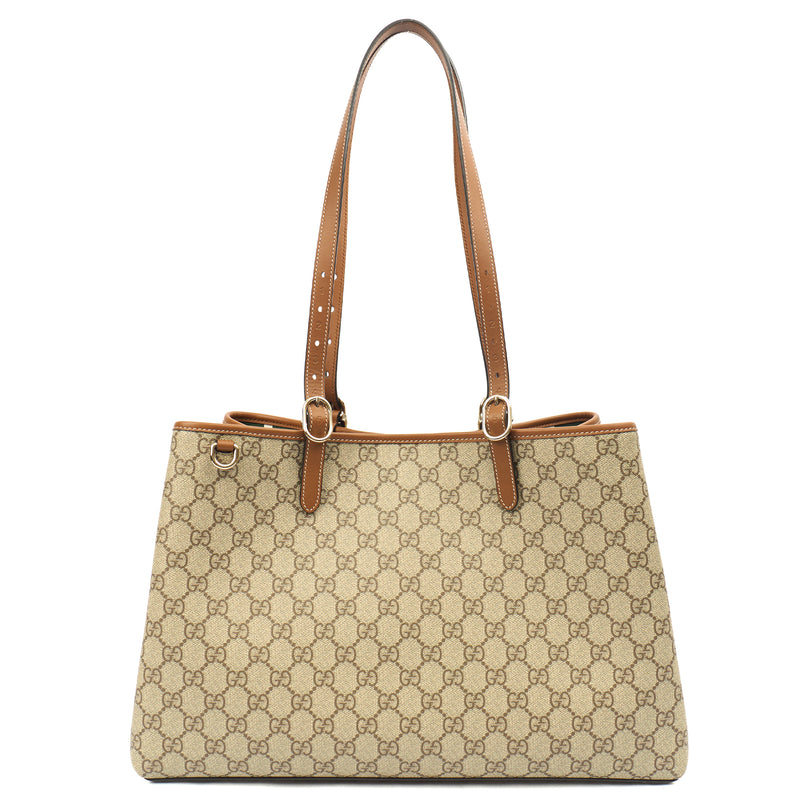 Picture of Gucci Tote GG Emblem Bag in invalid, GG Canvas