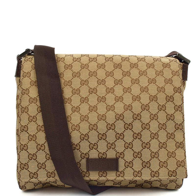 Picture of Gucci Cross Body Messenger in Neutral, GG Canvas