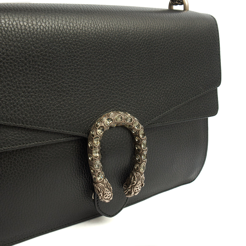 Picture of Gucci Shoulder Bag Dionysus - Medium in Black, Leather