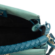 Picture of Mulberry Tote Iris - Small in Blue, Patent Leather